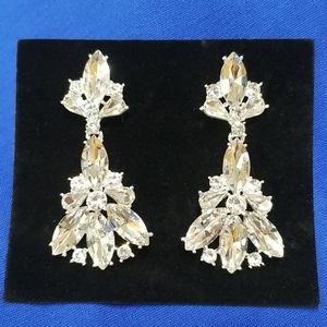 Statement Wedding Prom Bride Pierced Earrings